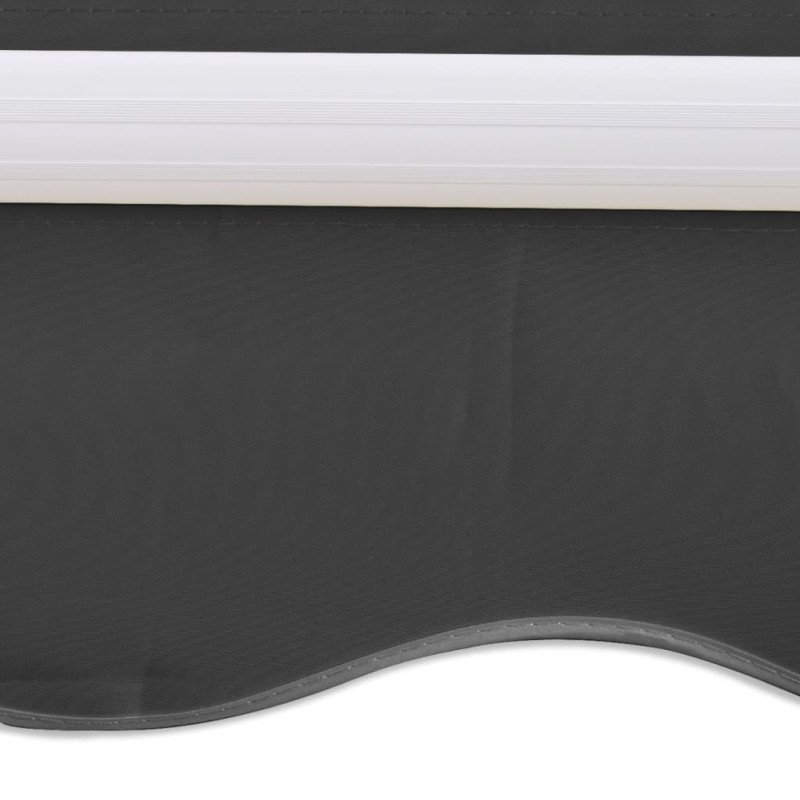 vidaXL Ručne ovládaná zaťahovacia markíza, 300 cm, antracitová