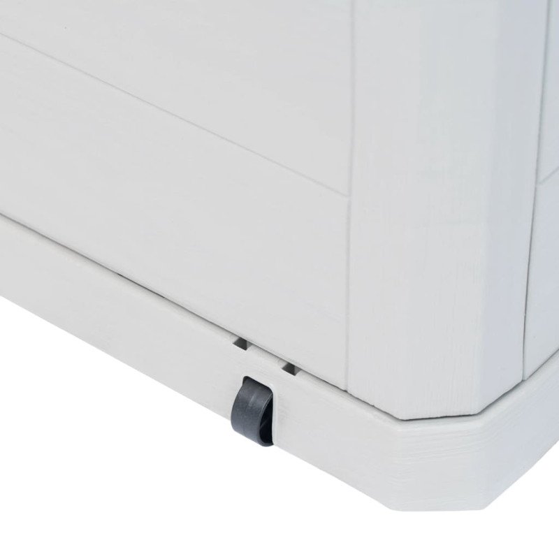 vidaXL Záhradný úložný box 280 l bledošedý