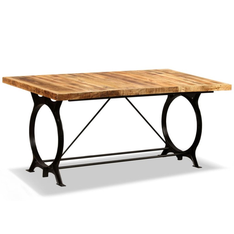 vidaXL Jedálenský stôl, masívne surové mangovníkové drevo, 180 cm
