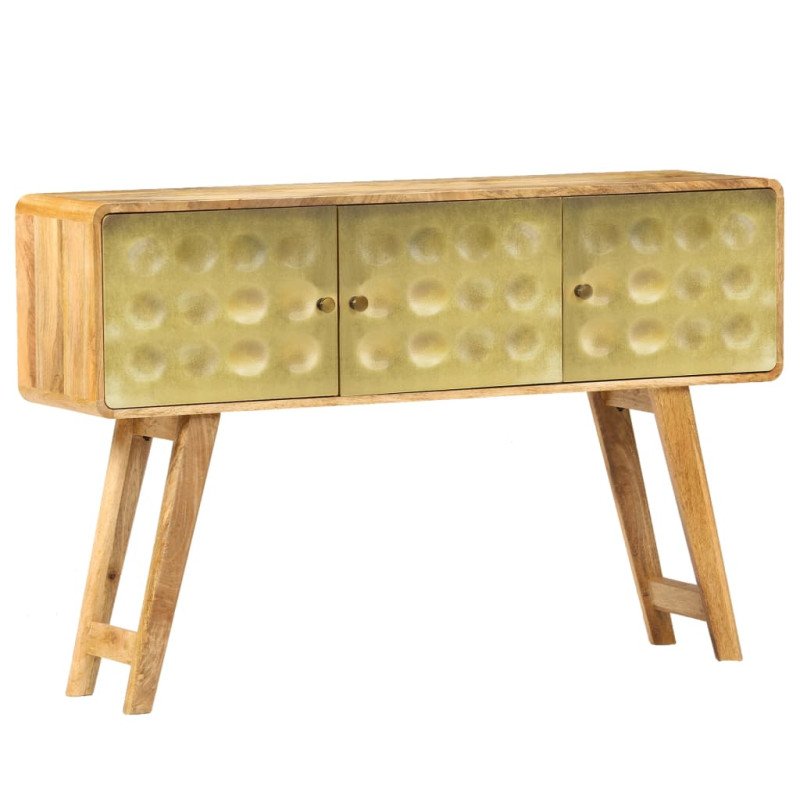 vidaXL Komoda z masívneho mangovníkového dreva 120x30x80 cm