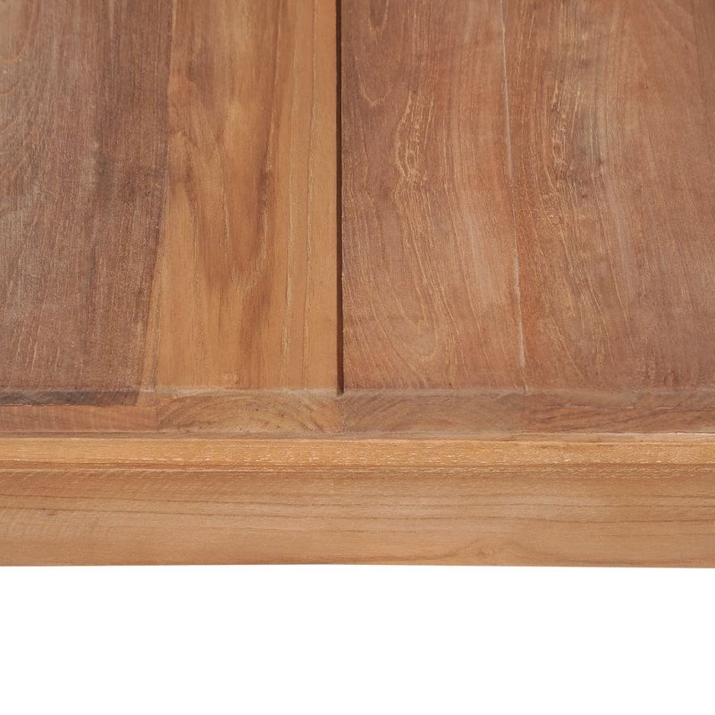vidaXL Konferenčný stolík z teakového dreva prírodný vrch 110x60x40 cm