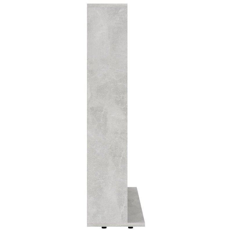 vidaXL Skrinka na CD, betónovo sivá 102x23x89,5 cm, kompozitné drevo