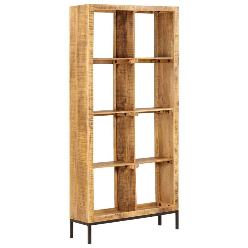  vidaXL Knižnica 80x25x175 cm masívne mangovníkové drevo