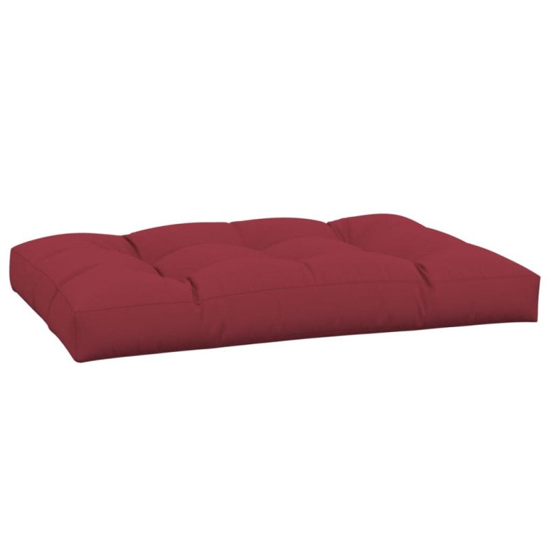 vidaXL Podložka na paletový nábytok 120x80x12cm, vínovo červená, látka