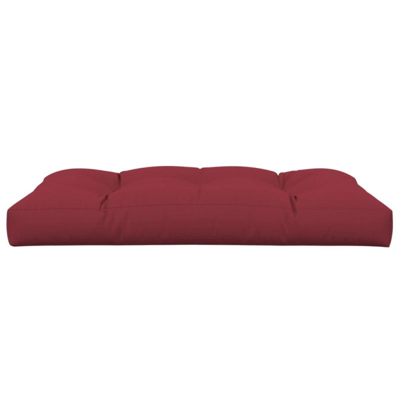 vidaXL Podložka na paletový nábytok 120x80x12cm, vínovo červená, látka