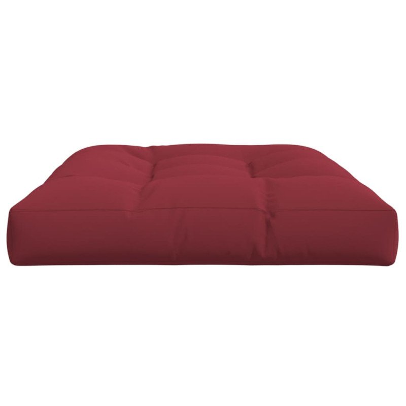 vidaXL Podložka na paletový nábytok 120x80x12cm, vínovo červená, látka