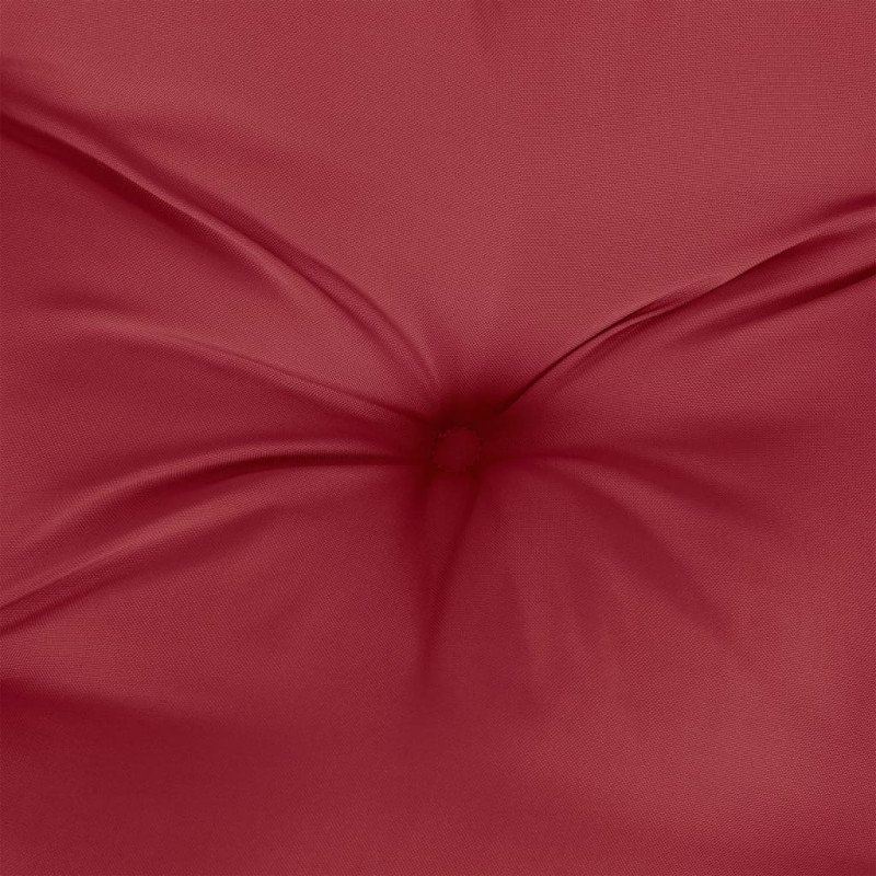 vidaXL Podložka na paletový nábytok 120x80x12cm, vínovo červená, látka