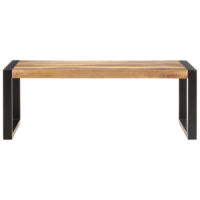 vidaXL Konferenčný stolík 110x60x40 cm, masív so sheeshamovou úpravou