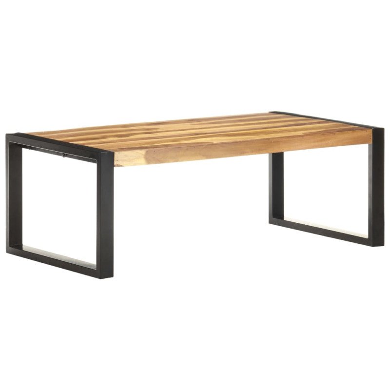 vidaXL Konferenčný stolík 110x60x40 cm, masív so sheeshamovou úpravou
