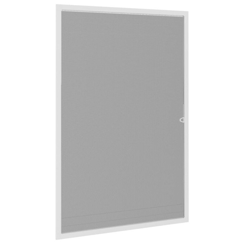 vidaXL Okenná sieťka proti hmyzu biela 90x120 cm