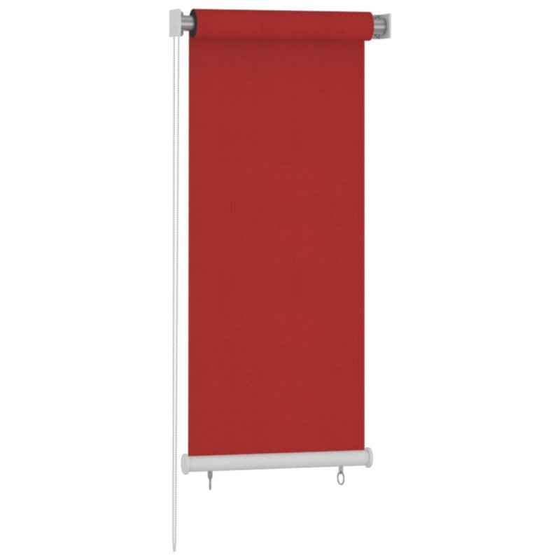vidaXL Vonkajšia zatemňovacia roleta 60x140 cm červená HDPE