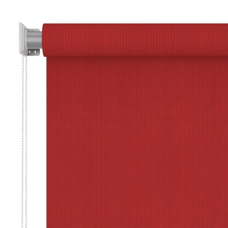 vidaXL Vonkajšia zatemňovacia roleta 60x140 cm červená HDPE