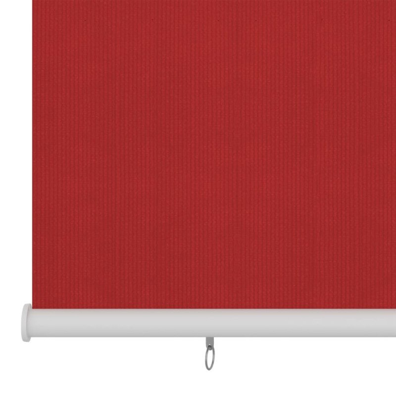 vidaXL Vonkajšia zatemňovacia roleta 60x140 cm červená HDPE