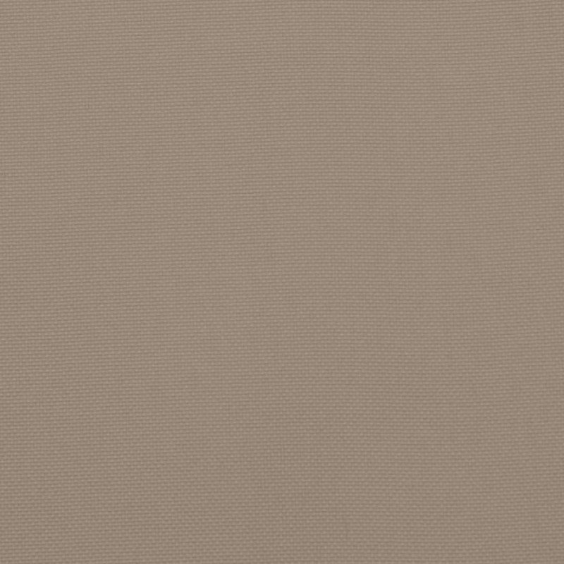 vidaXL Podložky na stoličku 4ks, sivohnedé 50x50x7 cm, oxfordská látka