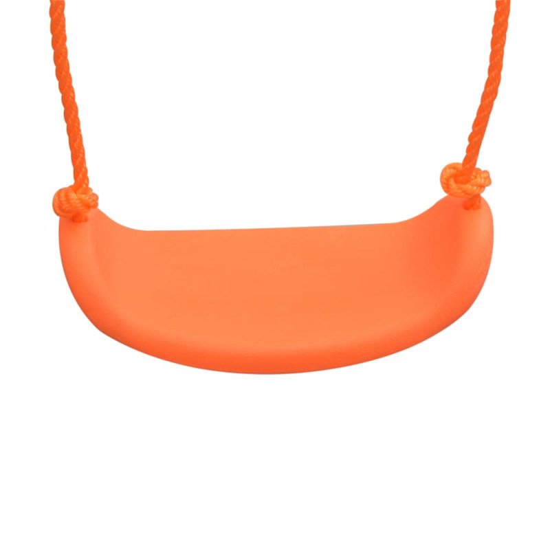 vidaXL Jednomiestna hojdačka, oranžová