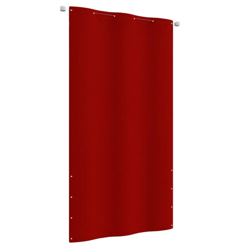vidaXL Balkónová markíza červená 120x240 cm oxfordská látka