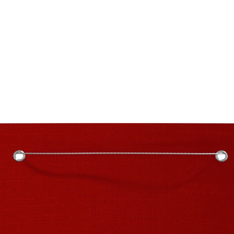vidaXL Balkónová markíza červená 120x240 cm oxfordská látka