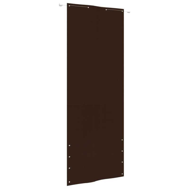 vidaXL Balkónová markíza hnedá 80x240 cm oxfordská látka