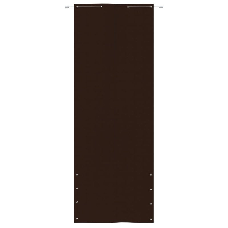 vidaXL Balkónová markíza hnedá 80x240 cm oxfordská látka