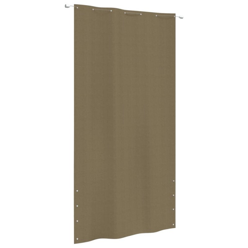 vidaXL Balkónová markíza sivohnedá 140x240 cm oxfordská látka