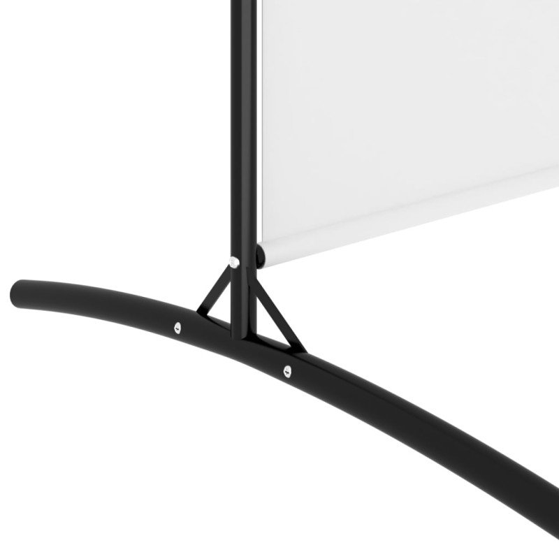 vidaXL 4-panelový paraván biely 346x180 cm látkový