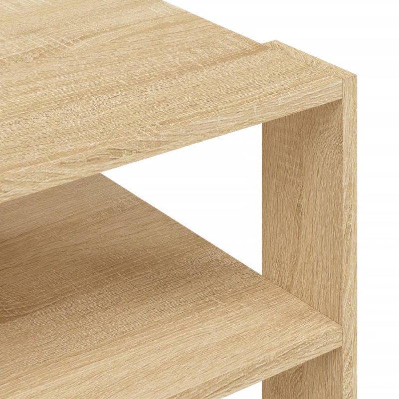 vidaXL Konferenčný stolík dub sonoma 59,5x59,5x40 cm kompozitné drevo