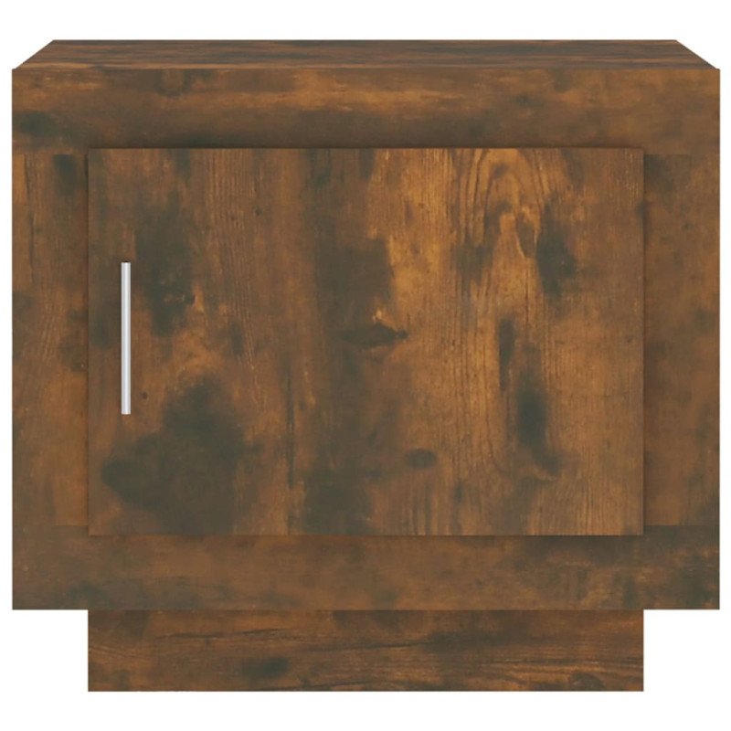vidaXL Konferenčný stolík dymový dub 51x50x45 cm spracované drevo