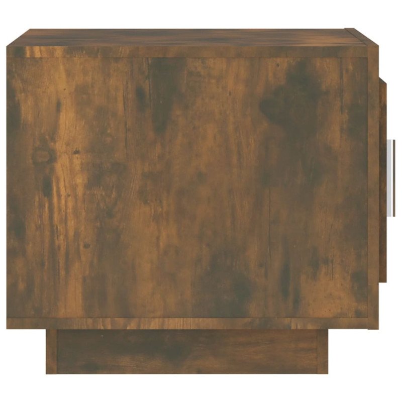 vidaXL Konferenčný stolík dymový dub 51x50x45 cm spracované drevo