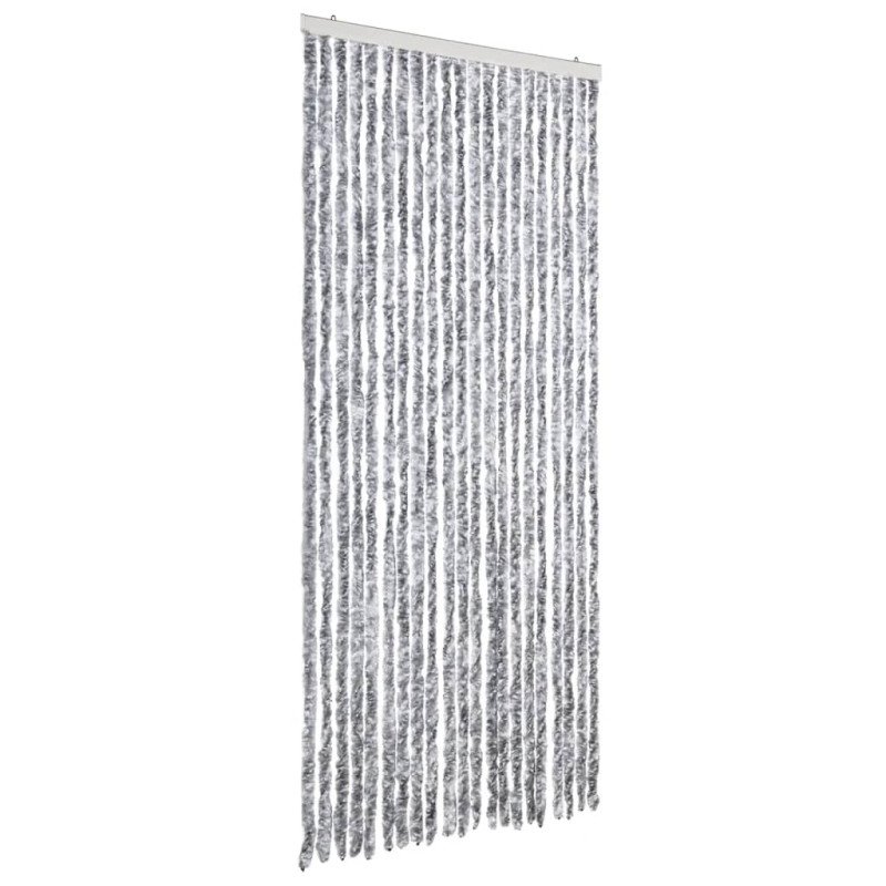 vidaXL Záves proti hmyzu, biely a sivý 90x200 cm, ženilka