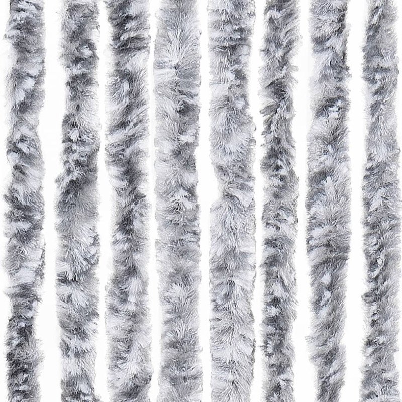 vidaXL Záves proti hmyzu, biely a sivý 90x200 cm, ženilka