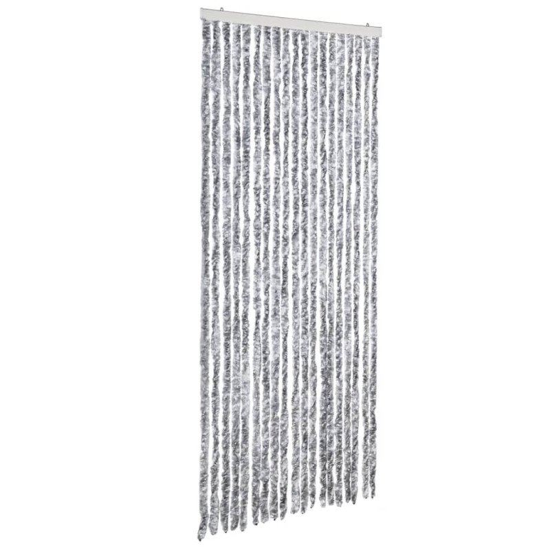 vidaXL Záves proti hmyzu, strieborný 56x200 cm, ženilka
