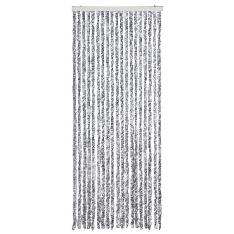 vidaXL Záves proti hmyzu, strieborný 56x200 cm, ženilka
