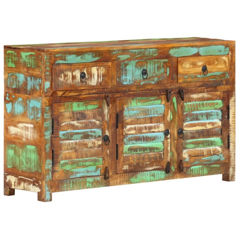 vidaXL Komoda 110x30x65 cm recyklovaný drevený masív