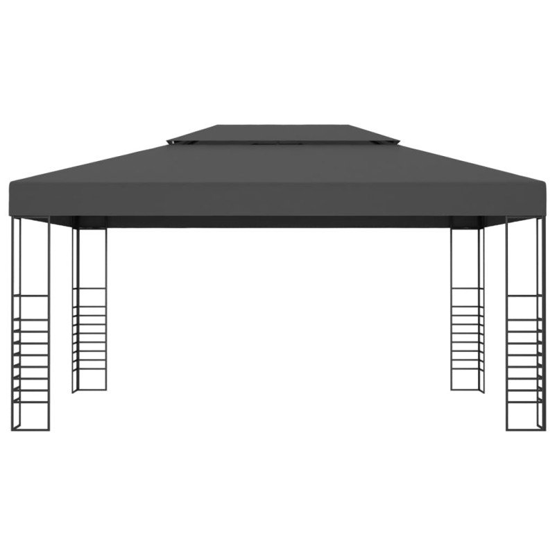 vidaXL Altánok 3x4 m, antracitový