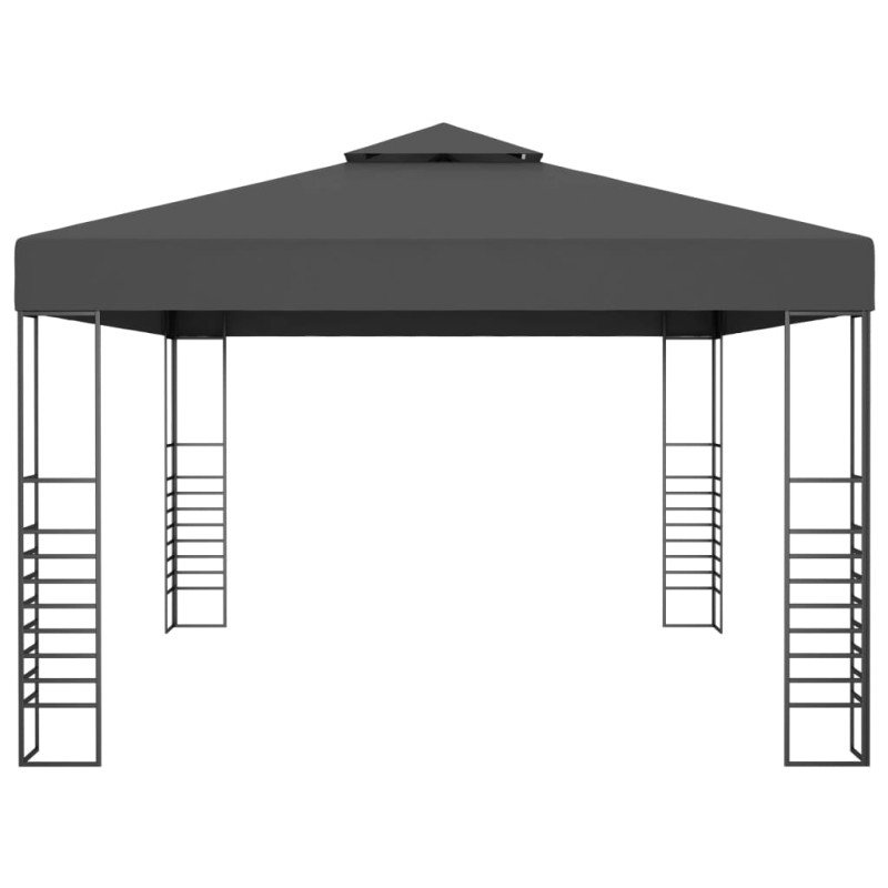 vidaXL Altánok 3x4 m, antracitový