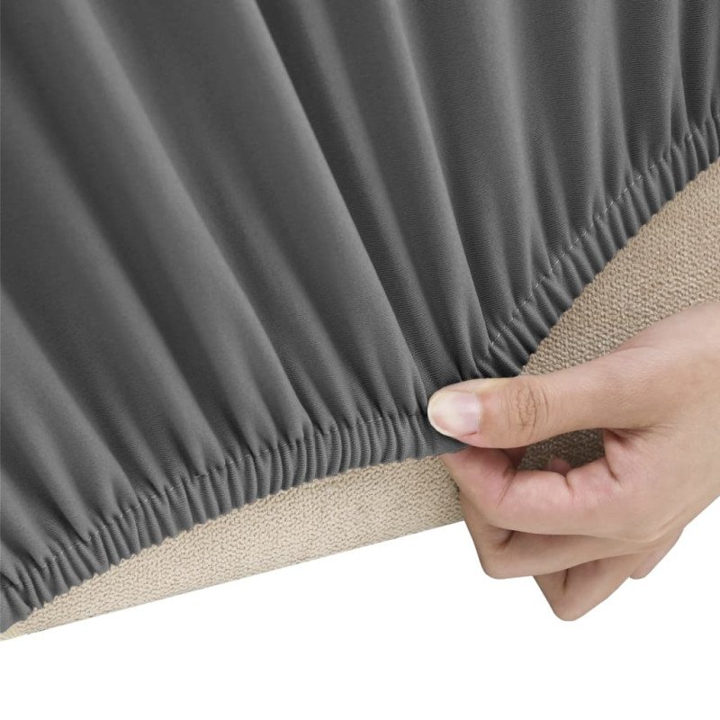 vidaXL Naťahovací poťah na 2-miestnu pohovku antracit polyester Jersey