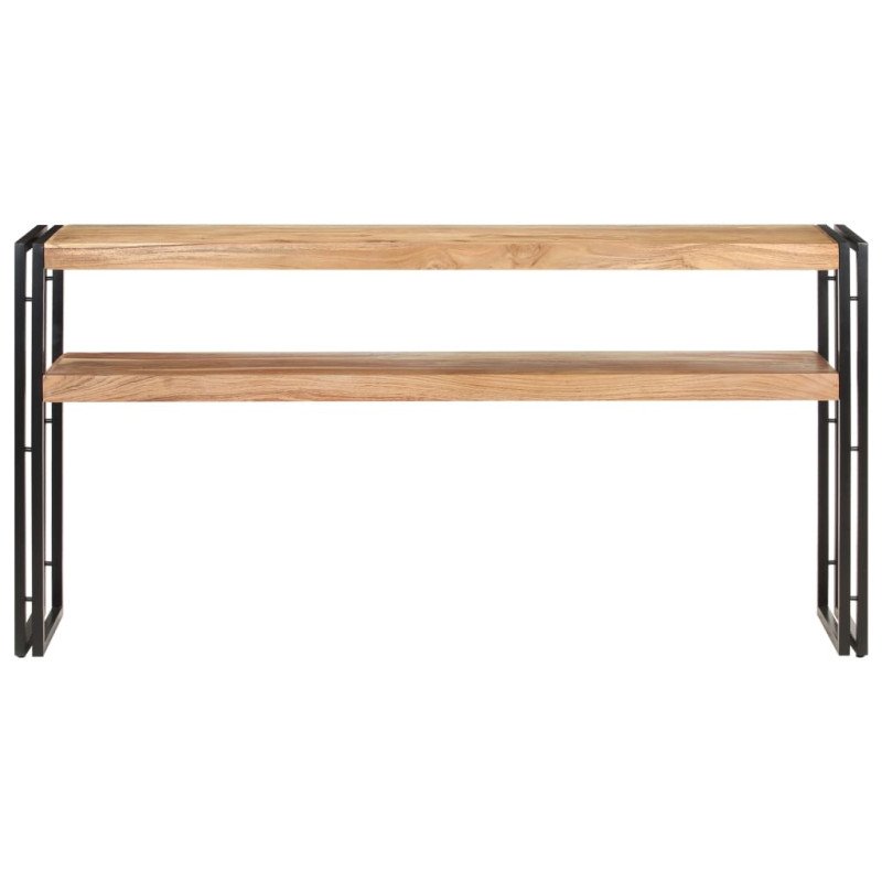 vidaXL Konzolový stolík 150x30x75 cm masívne akáciové drevo