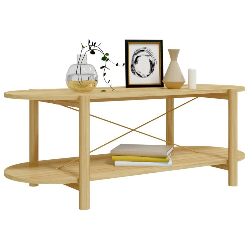 vidaXL Konferenčný stolík 110x48x40 cm spracované drevo