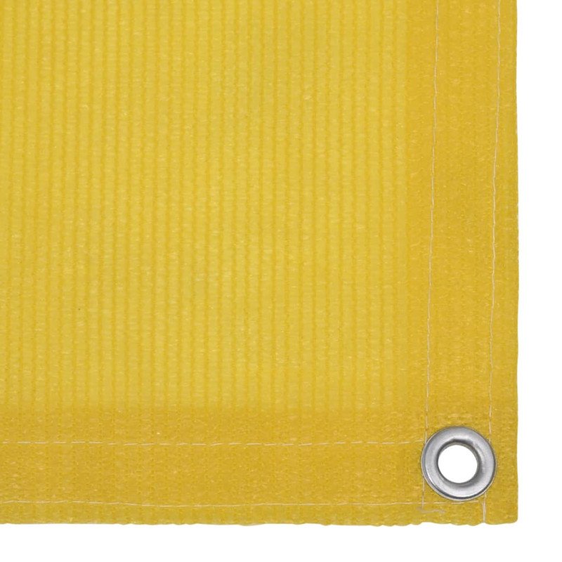vidaXL Balkónová markíza, žltá 75x400 cm, HDPE