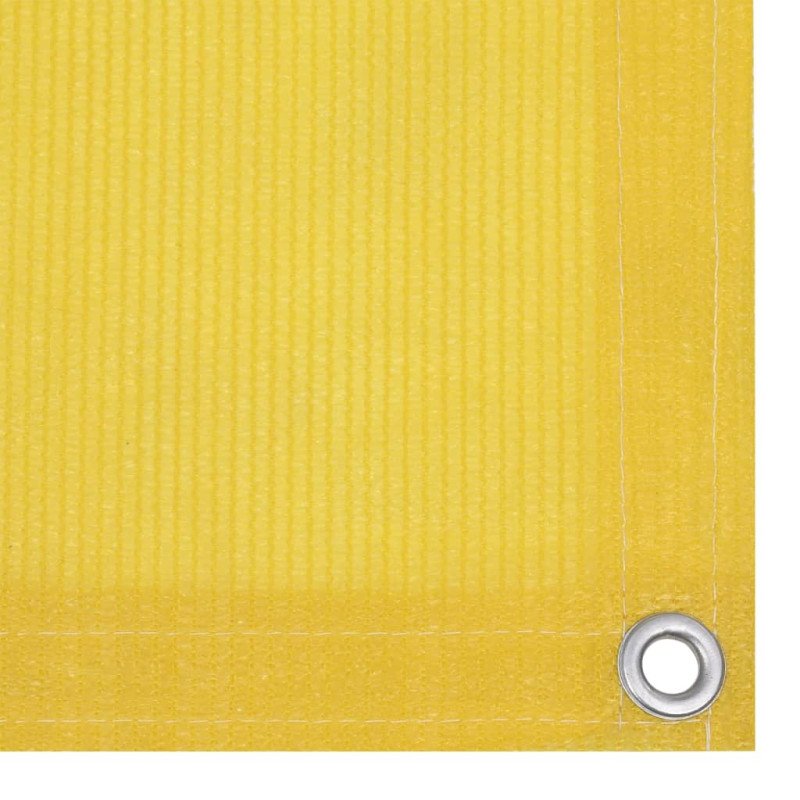 vidaXL Balkónová markíza žltá 90x500 cm HDPE