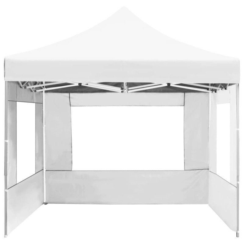 vidaXL Profesionálny skladací stan+steny, hliník 4,5x3 m, biely