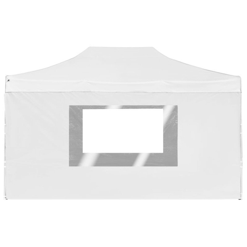 vidaXL Profesionálny skladací stan+steny, hliník 4,5x3 m, biely