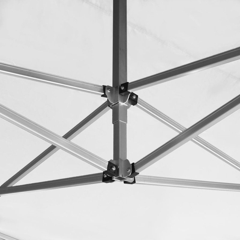 vidaXL Profesionálny skladací stan+steny, hliník 4,5x3 m, biely