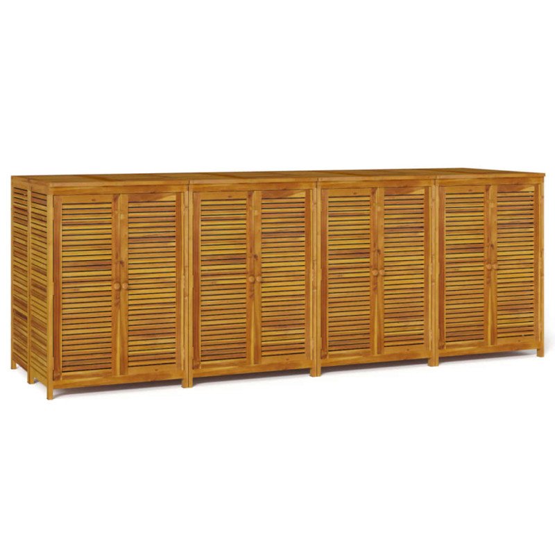 vidaXL Záhradný úložný box 280x87x104 cm masívne akáciové drevo