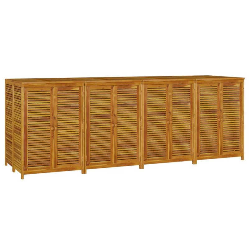 vidaXL Záhradný úložný box 280x87x104 cm masívne akáciové drevo