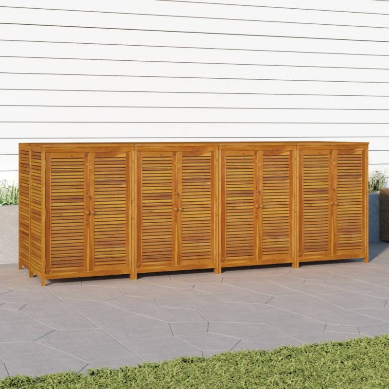vidaXL Záhradný úložný box 280x87x104 cm masívne akáciové drevo