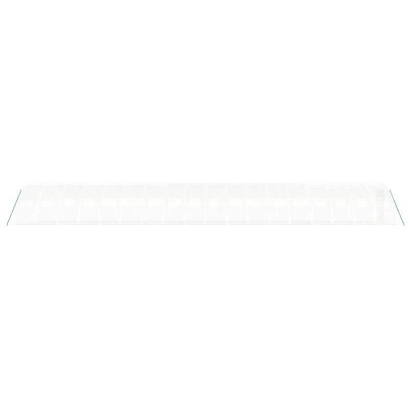 vidaXL Fóliovník s oceľovým rámom biely 72 m² 18x4x2 m