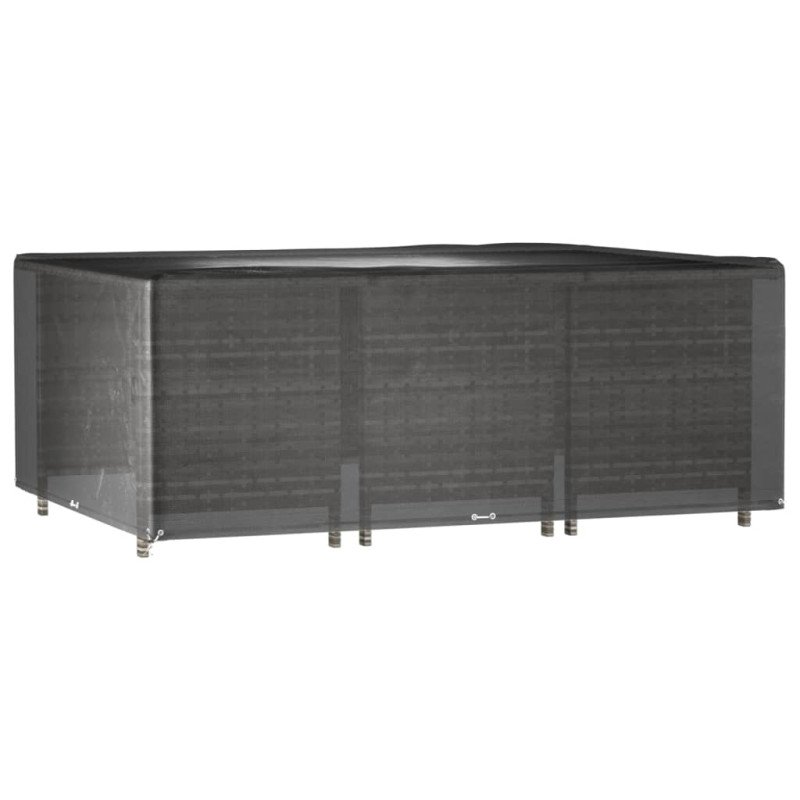 vidaXL Obaly na záhradný nábytok 2 ks 16 očiek 278x204x105 cm obdĺžnik