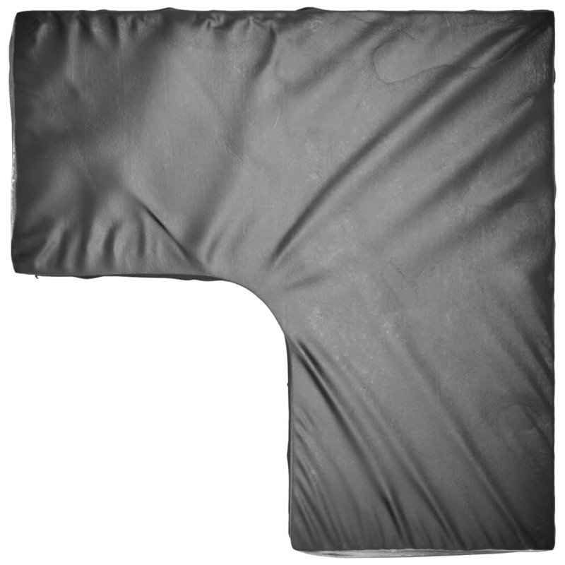 vidaXL Kryty na záhradný nábytok v tvare L 2ks 12 očiek 185x185x90 cm
