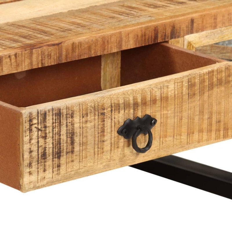 vidaXL Konferenčný stolík 110x50x38 cm masívne mangovníkové drevo